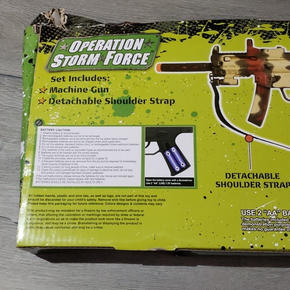 Toy Battery Operated Machine Gun - Picture 6 of 8